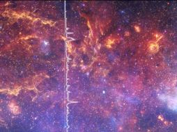La “Melodía del Centro del Universo”, traducido a partir de en forma de unos y ceros. ESPECIAL / Nasa