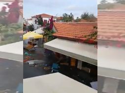 Protección Civil de Grecia advirtió a la población del lugar de permanecer ''al aire libre y lejos de los edificios'', así como ''alejarse de las costas'' de la isla. TWITTER / @tevhidmuhendis