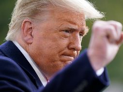 Trump afirma que su rival demócrata, Joe Biden, no ayudó a solucionar los problemas de migración y drogas. AP / P. Semansky