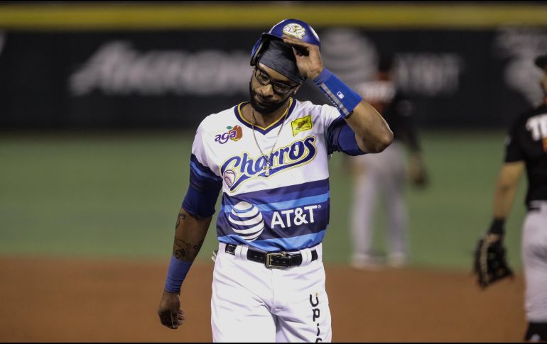 A pesar del grand slam de Henry Urrutia, Charros vio cortada su racha de cuatro victorias en fila. TWITTER/@charrosbeisbol