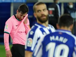 Messi no pudo hacerse presente en el marcador con goles. AFP / C. Manso