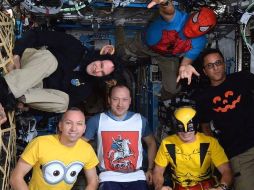 Lo importante en esta fecha fue que los astronautas pudieron divertirse durante unas horas. ESPECIAL/NASA