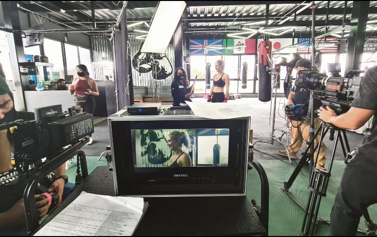 TRABAJO. Detrás de cámaras de “When You Are Gone”. CORTESÍA