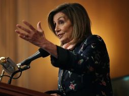 Nancy Pelosi, presidenta de la Cámara de Representantes de Estados Unidos ha tenido varios enfrentamientos contra Donald Trump. AFP / ARCHIVO