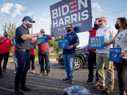 Las encuestas han marcado una ventaja de Biden sobre el actual mandatario, Donald Trump. EFE / R. D' Elia