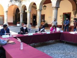 Salvador Caro asumió la presidencia de la Junta de Coordinación Política que ocupará durante los próximos seis meses. Twitter/ @LegislativoJal