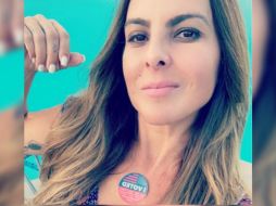 No es la primera ocasión en la que Kate del Castillo va a las urnas para elegir presidente. INSTAGRAM / @katedelcastillo