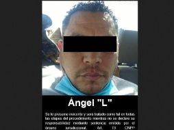 Ángel “L” es el primer sujeto al que se le aprehende directamente por la masacre ocurrida hace un año. TWITTER/@FGRMexico