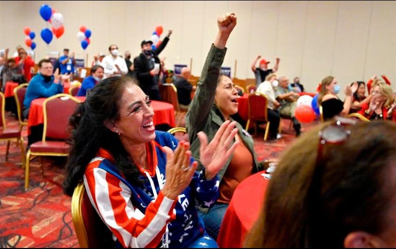 Nevada, Pennsylvania, Carolina del Norte y Georgia faltan por publicar sus resultados. EFE/D. Becker
