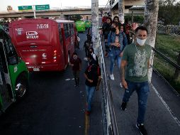 Después de las dos de la tarde el transporte público solo operará para personal de giros esenciales. EL INFORMADOR/ARCHIVO
