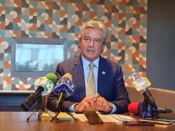 Miguel Ángel Landeros, presidente de la COMCE. EL INFORMADOR/ R. Bodadilla