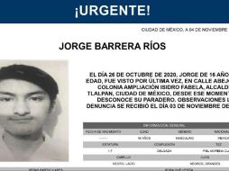 El rastro de Jorge se perdió luego de que fuera víctima de una broma. ESPECIAL