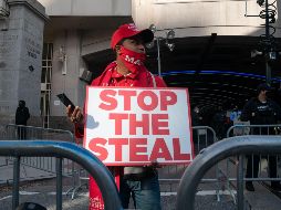 Trump y su campaña prometen más demandas, con denuncias infundadas de fraude electoral. AFP / B.R. Smith