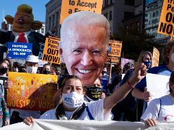 Tras la jornada electoral del pasado martes 3 de noviembre, en varios estados de EU han ocurrido manifestaciones tanto de demócratas como republicanos. EFE / M. REYNOLDS