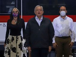 Durante la inauguración de la Línea 3 del Tren Ligero, López Obrador ratificó su promesa de construir la Línea 4. SUN/Archivo