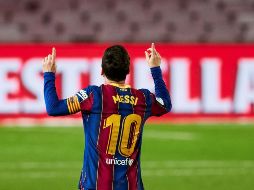 El Barcelona se impuso 5-2 al Betis este sábado en la 9ª jornada de LaLiga, rescatado por un doblete de Leo Messi que empezó en el banquillo el partido. EFE / A. García