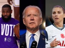 Deportistas han reaccionado al triunfo de Joe Biden en las elecciones presidenciales de los Estados Unidos. ESPECIAL