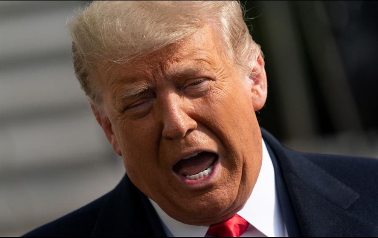 Aunque Donald Trump no ha dado declaraciones en persona, su equipo legal sí. EFE/C. Kleponis