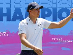 El mexicano Carlos Ortíz se metió en los libros de la historia del Golf Mexicano al consagrarse como campeón en el Vivint Houston Open. TWITTER / @PGATOUR