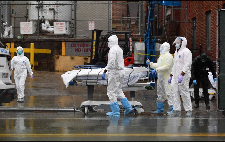 Estados Unidos concentra el 18.87 % del total de fallecidos en el mundo a causa de la pandemia. AFP / ARCHIVO
