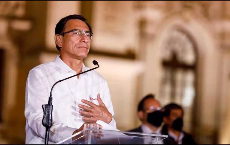 Vizcarra declaró que dejaba el poder 