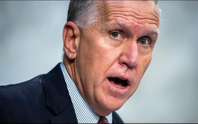 Thom Tillis (imagen) se impuso por una diferencia de cerca de 100 mil votos. EFE/ARCHIVO