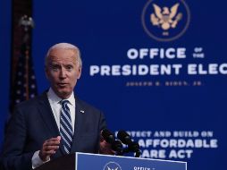 Joe Biden calificó de “vergonzosa” la actitud del presidente Trump. AFP/J. Reaedle