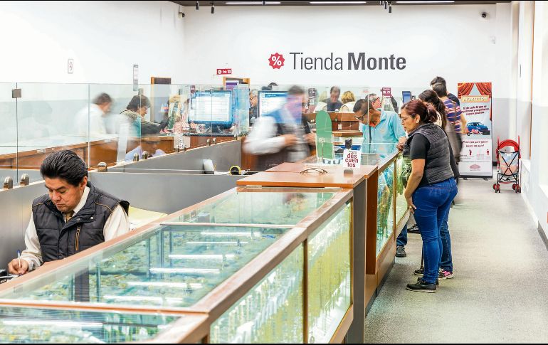 SIN LUCRO. La meta del Nacional Monte de Piedad es que ocho de cada 10 personas recuperen sus prendas. ESPECIAL