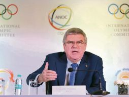 Thomas Bach. El titular del COI tiene esperanza. AP