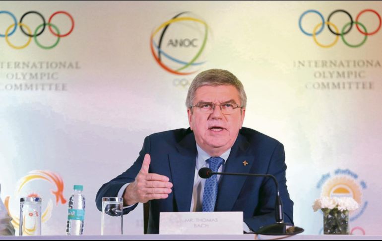 Thomas Bach. El titular del COI tiene esperanza. AP