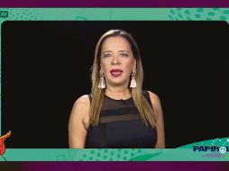 Marcela García Bátiz. La Directora del Festival Papirolas durante la inauguración virtual. CORTESÍA