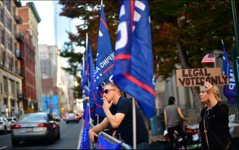 “La elección del 3 de noviembre fue la más segura en la historia de Estados Unidos”, dijeron en un comunicado. AFP/M. Makela