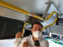 Esta medida se sumaría a la desinfección constante de los camiones con cloro, a la obligatoriedad del uso del cubrebocas y a la distribución de gel. EL INFORMADOR/S. Blanco