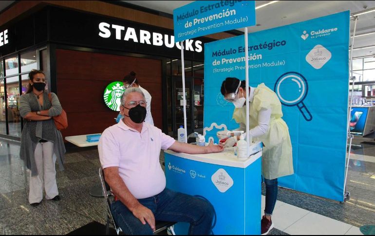 Aspectos generales del módulo instalado en Fórum Tlaquepaque. ESPECIAL/SSJ