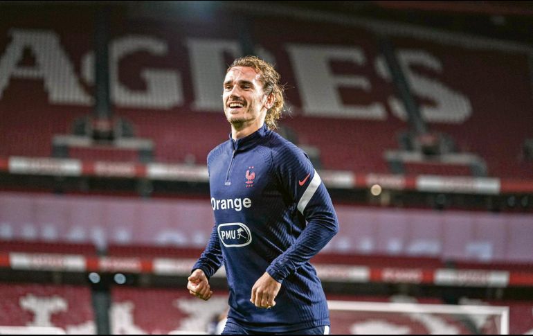 Antoine Griezmann. El delantero del Barcelona encabezará al ataque del equipo galo, que quiere adueñarse del liderato. TWITTER/@equipedefrance