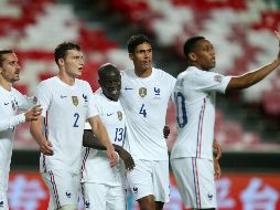 El equipo de Didier Deschamps mejoró sensiblemente su imagen tras el desastroso partido perdido el miércoles por 2-0 ante Finlandia en un amistoso. EFE / M. de Almeida
