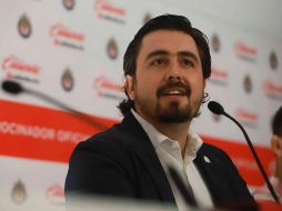 Amaury Vergara confía en que el trabajo en inferiores volverá a poner a las Chivas como uno de los principales exportadores de jugadores mexicanos al extranjero. SUN / ARCHIVO
