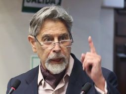 Francisco Sagasti, de 76 años,  fue elegido por el Congreso con 97 votos a favor y 26 en contra. AFP/Congreso peruano