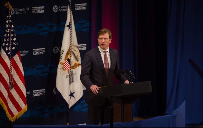 Chris Krebs. La Agencia de Seguridad de Infraestructura y Ciberseguridad se dedicó en los últimos días a negar las acusaciones de fraude electoral del presidente. AFP/K. Hagen