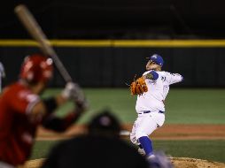 Luis Iván Rodríguez mantuvo su marcha perfecta en la temporada y ganó su tercer juego en línea. TWITTER/charrosbeisbol