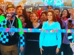 La aparición de la alcaldesa en la película dura aproximadamente 10 segundos. ESPECIAL