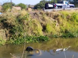 El canal donde ocurre el percance se ubica en Camino al Zapote, en dirección de Adolf B. Horn hacia la comunidad del mismo nombre. ESPECIAL