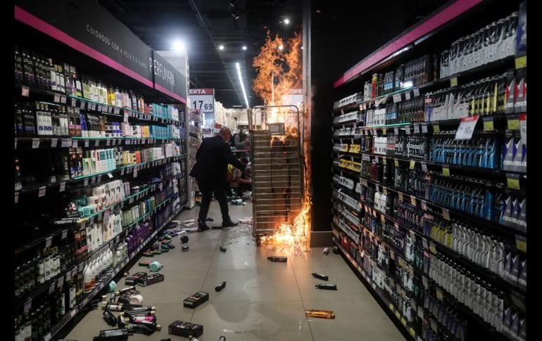 La muerte de Silveira Freitas motivó manifestaciones en Porto Alegre, Brasilia, Belo Horizonte y Rio de Janeiro. EFE/F. Bizerra