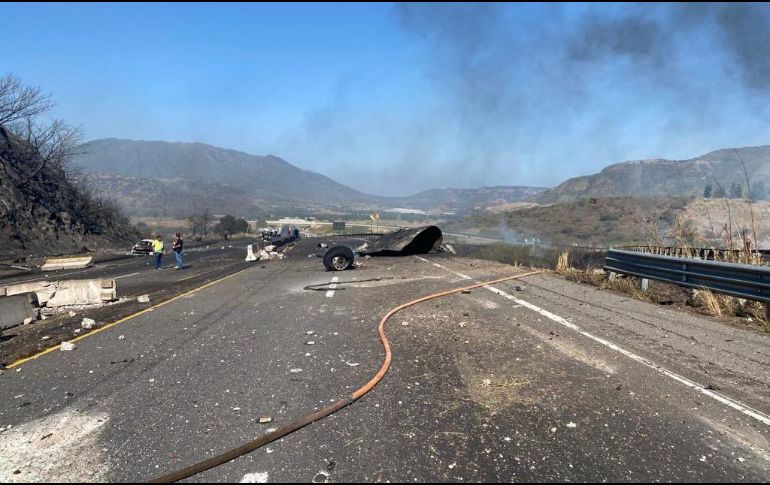 Desde el día del accidente, la joven de 31 años fue trasladada a un hospital privado de Tepic con quemaduras graves en el 97% de su cuerpo. TWITTER / @SSPCMexico