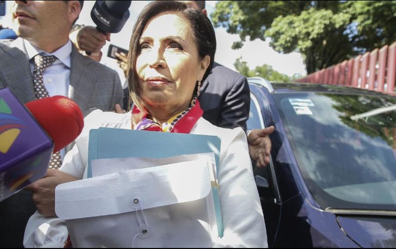 Rosario Robles busca obtener un criterio de oportunidad para convertirse en testigo colaborador de la FGR y así recuperar su libertad. NTX/ARCHIVO