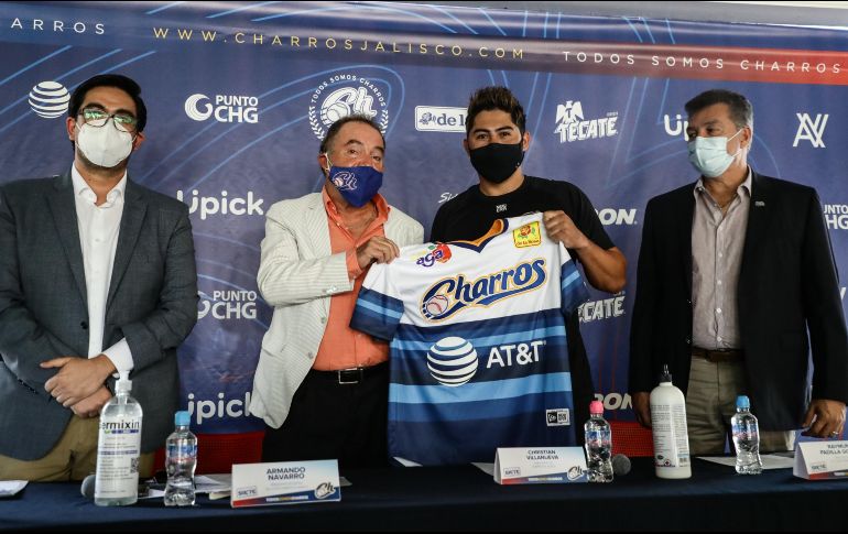 Este martes Villanueva arrancará su participación con los Charros como bateador designado en el duelo contra los Mayos de Navojoa. TWITTER / @charrosbeisbol