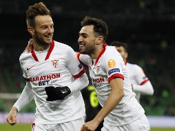 El Sevilla disputará por tercera vez en su historia los Octavos de Final de la Champions League. EFE