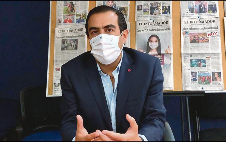 ESTEBAN ESTRADA. El diputado señaló los beneficios que traerá la Nueva Ley de Filmaciones. EL INFORMADOR• R. Rivas