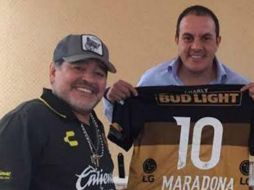 Maradona falleció este miércoles a los 60 años. FACEBOOK / Cuauhtémoc Blanco