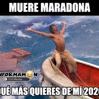 Muere Maradona; los memes en su memoria inundan la red
